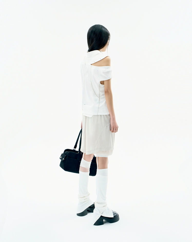スカート OJOS : 25SS / Layered Mesh Nylon Midi Skirt (3colors) OJOS (オホス ) - レイヤーメッシュナイロンミディスカート