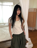 Diffuse Lace Short Sleeve T-shirt