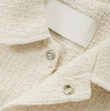Bound Tweed Half Shirt Jacket