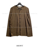 Into summer see-through linen cardigan