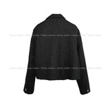 Flat Cropped Tweed Jacket