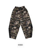 Plus camo line track brushed pants