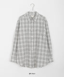 [unisex] Hisui Summer Check Over Shirt