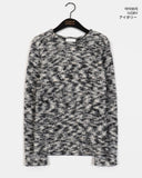 Nable Two-Tone Bokashi Mix Knit