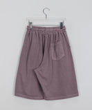 [unisex] Delky Pintuck Pigment Bermuda Sweatpants