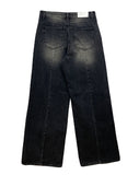 Incision Point Wide Denim