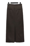 Jet Pocket Long Skirt