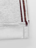 Benday banding side check color matching brushed jogger pants