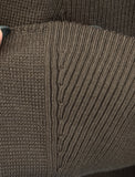 Garrett Unbalanced Button Long Sleeve Knit