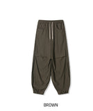 DENTS NYLON BANDING BALLOON PANTS