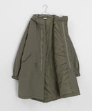 [unisex] Nyubimbu Hood Long Bomber Jacket Jumper