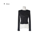 Cabo Wrap Bustier Stripe T-Shirt