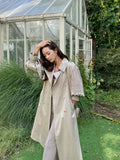 Napol Pleats Trench Coat