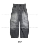 Inport Rivet Balloon Denim Pants