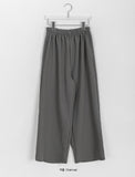 [BAONHAUS] Hemdor Banding Wide Slacks