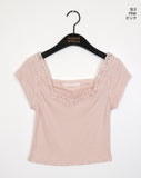 Notter Double Lace Square Short Sleeve T-shirt