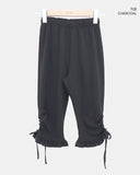 Minos Ribbon Frill Capri Pants