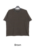 Kaya Stripe Crop Short Sleeve T-shirt