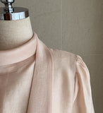 Eloni satin tie blouse
