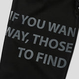 Wanted Lettering Sweatpants