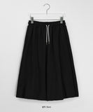 Lenna cut banding bermuda pants