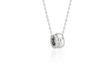 Champagne Full Moon Silver Duo Shine Necklace S