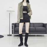 Biker Suede Jumper