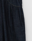 Maneko Button Denim Long One Piece