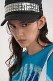 Studded Plaid patch military cap