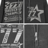 Pet Racing Pigment Hood Zip-Up