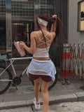 X-Back Semi-Cropped Sleeveless (with cup)