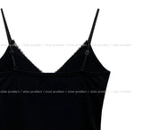 Sherry Ribbon Lace Ribbed Sleeveless