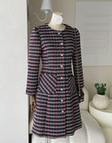 Cloned Tweed A-Line Jacket One Piece