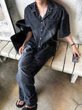 Pocket brush half shirt