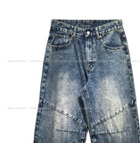 Kishi Set-up Cut Wide Denim Pants
