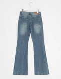 Gaku Basic Semi-Wide Bootcut Denim Pants