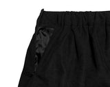 Juku suede midi pintuck skirt