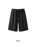 Pigment Washed Track Bermuda Pants