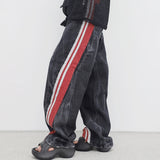 (Unisex) Renta Side Track Denim Pants