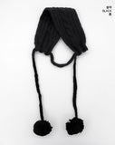 Zling Cable Knitt Bell Ear Muff