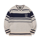Cheese Club V-neck Knit