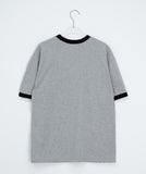 [unisex] Moab Horse Printing Ringer Short Sleeve Tee