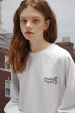 Positive Embroidery Raglan Sweatshirt