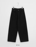 Mittori Pintuck Cotton Wide Pants