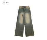 Demo Vintage Washing Cut Wide Denim Pants