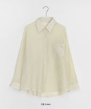 Huka Summer See-through Stripe Shirt
