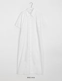Dakono Collar Pocket Button Long One Piece