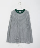 Yakino Stripe Over Long Sleeve Tee