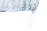 Let's Frill Hood Dot Windbreaker Jacket