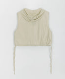 [BAONHAUS] Senbuts strap pocket nylon hood vest